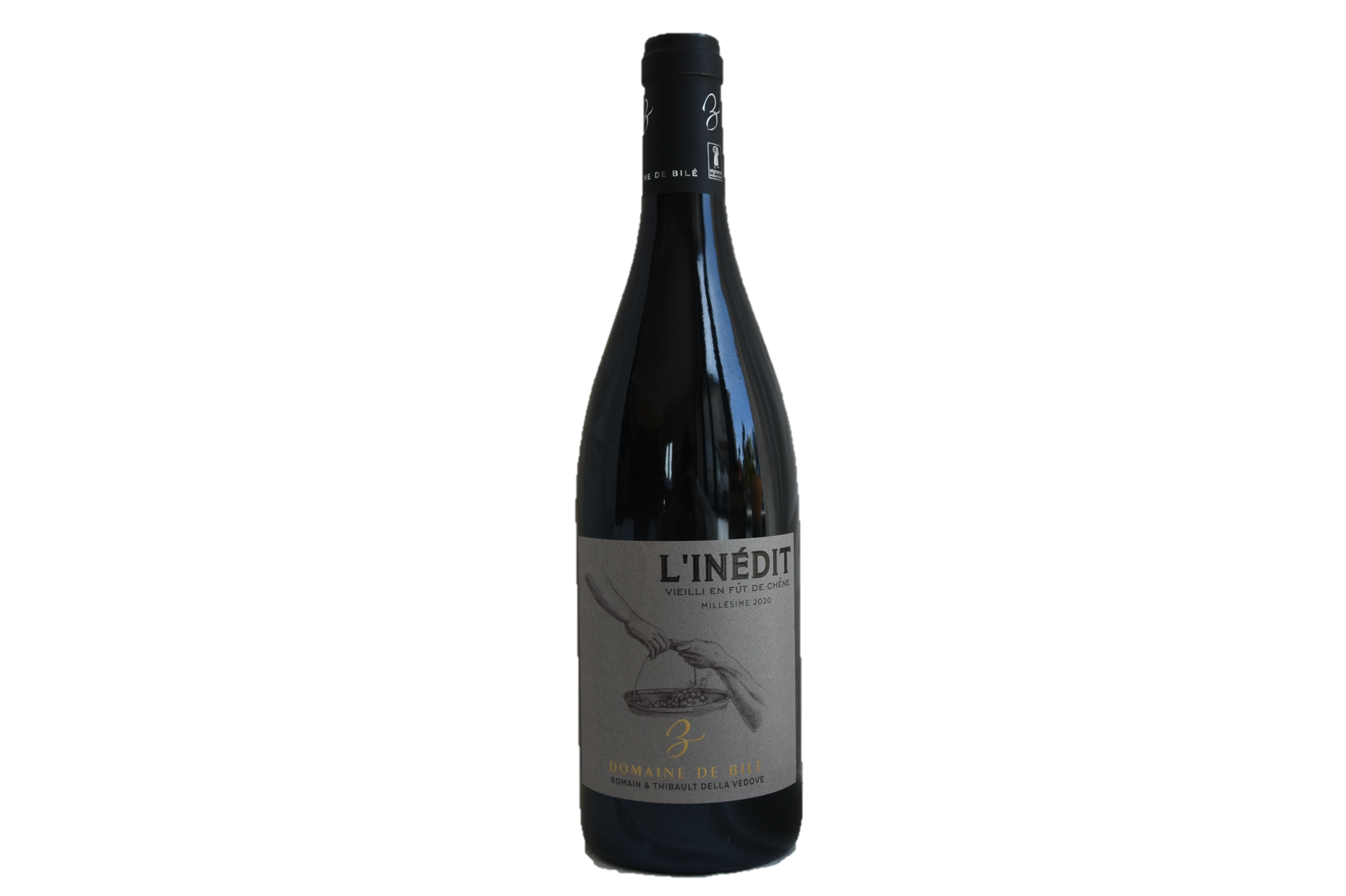 Vin IGP Côtes de Gascogne Rouge L'Inédit 0,75 L - Domaine de Bilé